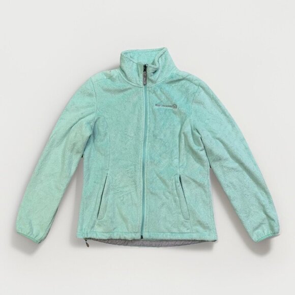 Free Country Women's Fleece Jacket Size S Green Full Zip Pockets Live in it GUC - Picture 1 of 11
